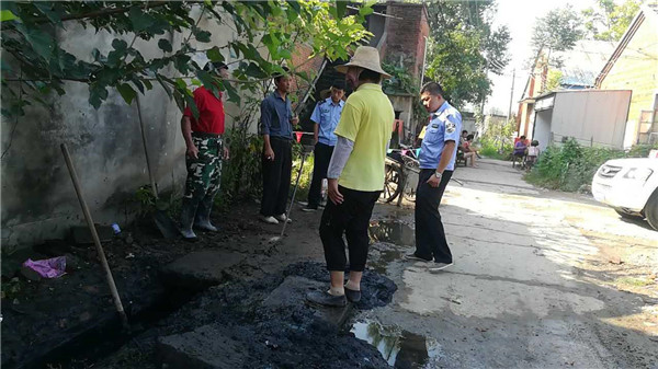 清水河街道与城市管理行政执法局金安支队清水